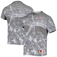 Men's Mitchell & Ness Kenny Walker Heather Gray New York Knicks Above The Rim T-Shirt