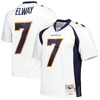 Men's Mitchell & Ness John Elway White Denver Broncos 1998 Legacy Replica Jersey