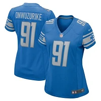 Women's Nike Levi Onwuzurike Blue Detroit Lions Player Game Jersey