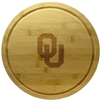 Oklahoma Sooners 13'' Rotating Bamboo Server