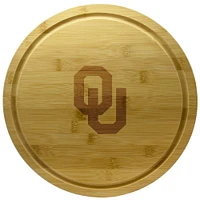 Oklahoma Sooners 13'' Rotating Bamboo Server