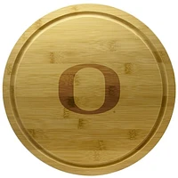 Oregon Ducks 13'' Rotating Bamboo Server