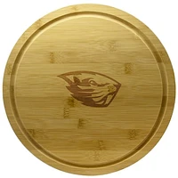 Oregon State Beavers 13'' Rotating Bamboo Server