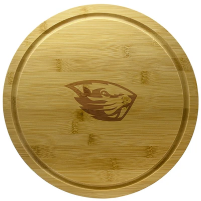 Oregon State Beavers 13'' Rotating Bamboo Server