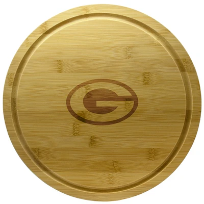 Green Bay Packers 13'' Rotating Bamboo Server