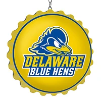 Gold Delaware Fightin' Blue Hens Bottle Cap Dangler