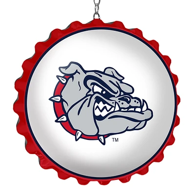 Red Gonzaga Bulldogs Bottle Cap Dangler