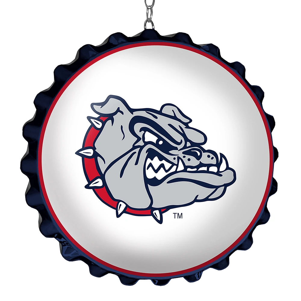 Navy Gonzaga Bulldogs Bottle Cap Dangler