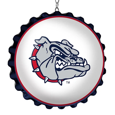 Navy Gonzaga Bulldogs Bottle Cap Dangler