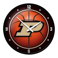 Orange Purdue Boilermakers Basketball Modern Disc Wall Clock