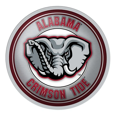 Gray Alabama Crimson Tide Mascot Modern Disc Wall Sign