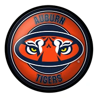 Navy Auburn Tigers Tiger Eyes Modern Disc Wall Sign
