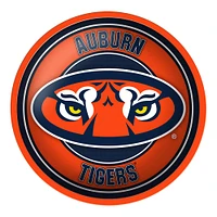 Orange Auburn Tigers Tiger Eyes Modern Disc Wall Sign