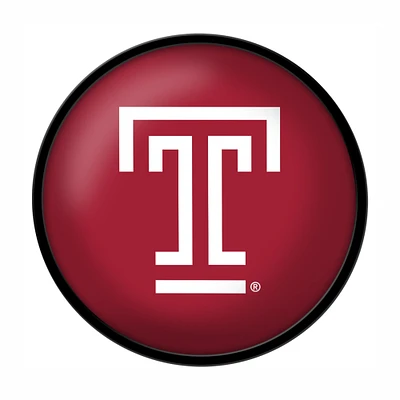 Cherry Temple Owls Logo Modern Disc Wall Sign