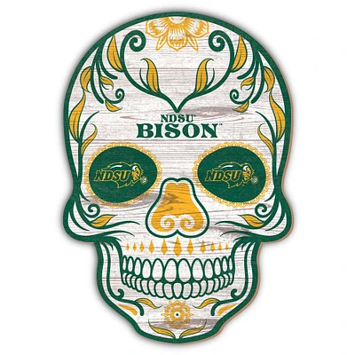 NDSU Bison 12'' Sugar Skull Sign