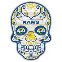 Los Angeles Rams 12'' Sugar Skull Sign