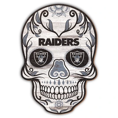 Las Vegas Raiders 12'' Sugar Skull Sign