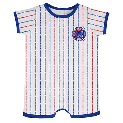 Infant White Chicago Cubs Ball Hitter Coverall