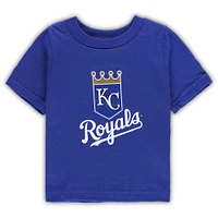 Infant Royal Kansas City Royals Team Crew Primary Logo T-Shirt