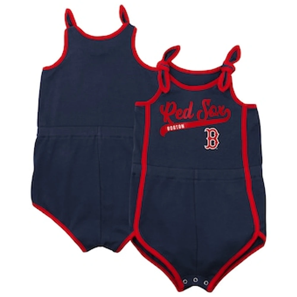 Preschool Navy Boston Red Sox Hit & Run Bodysuit