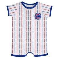 Newborn & Infant White Chicago Cubs Ball Hitter Romper