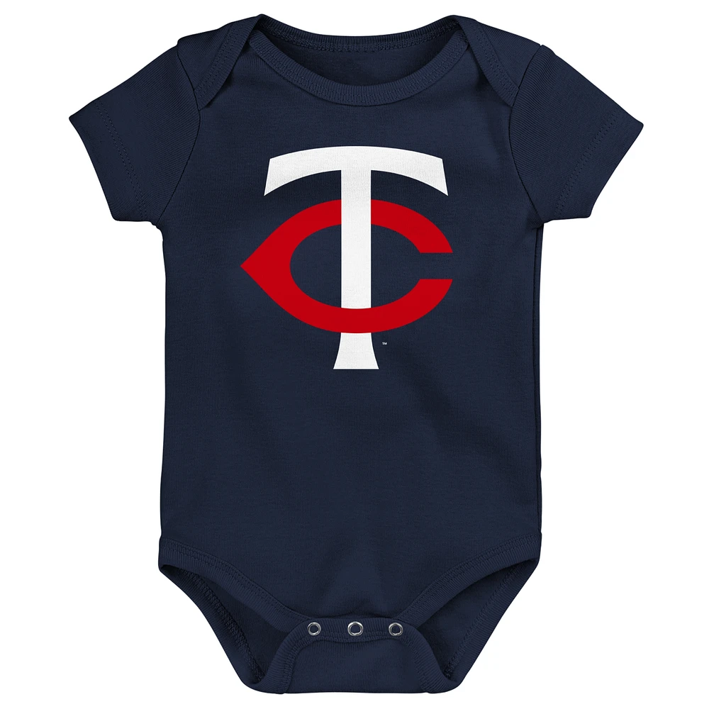 Newborn & Infant Navy Minnesota Twins Primary Team Logo Bodysuit