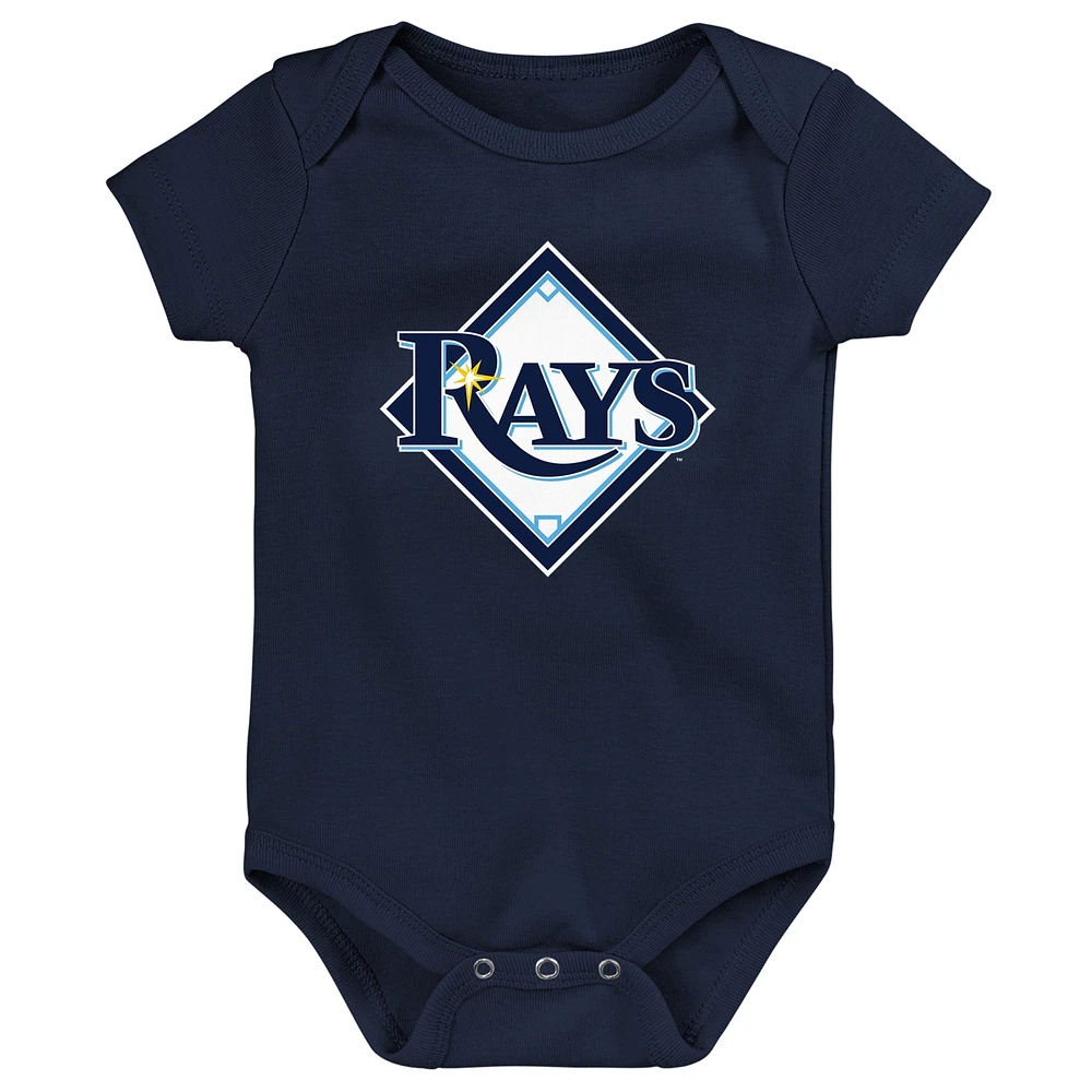 Newborn & Infant Navy Tampa Bay Rays Primary Team Logo Bodysuit