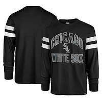 Men's '47 Black Chicago White Sox Irving Long Sleeve T-Shirt