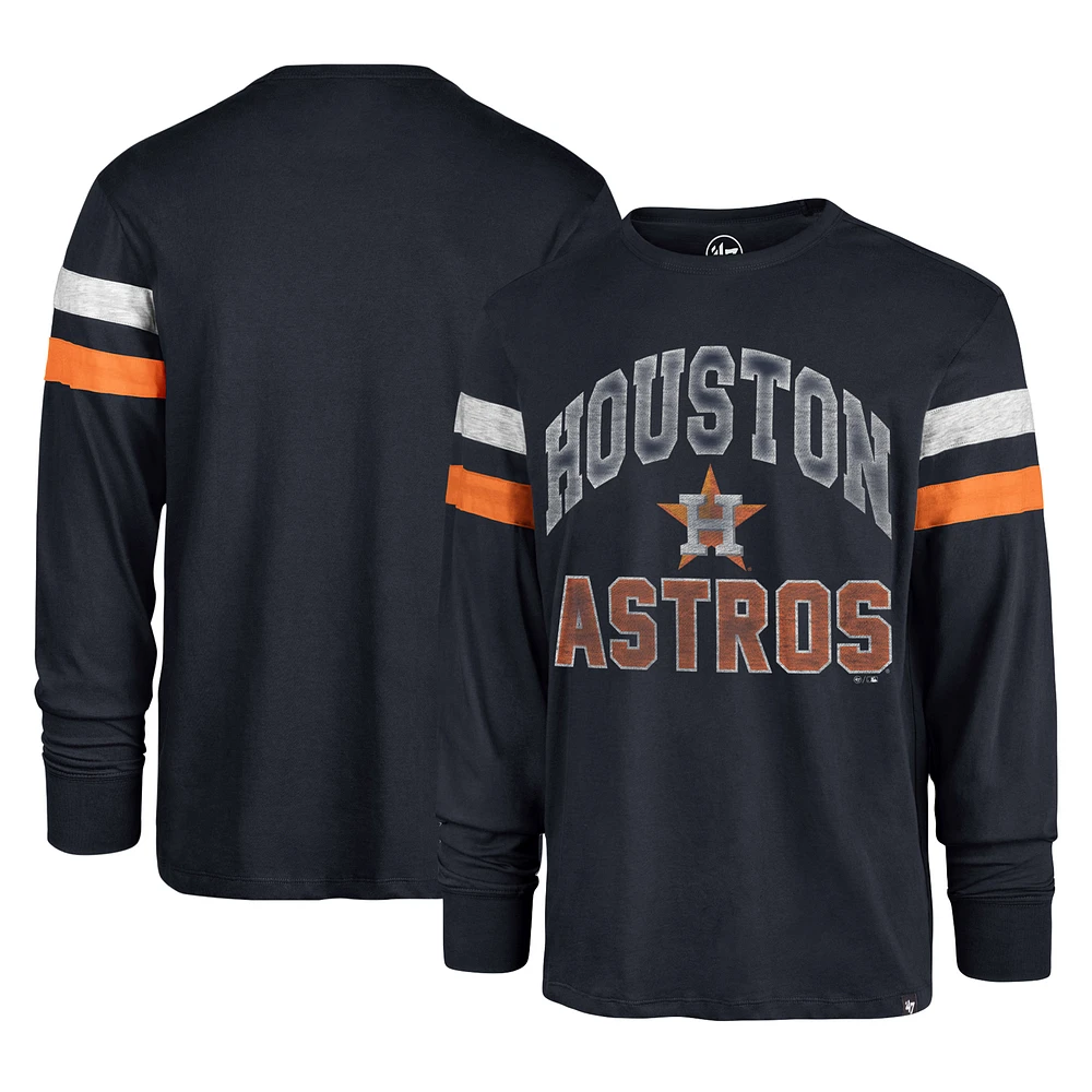 Men's '47 Navy Houston Astros Irving Long Sleeve T-Shirt