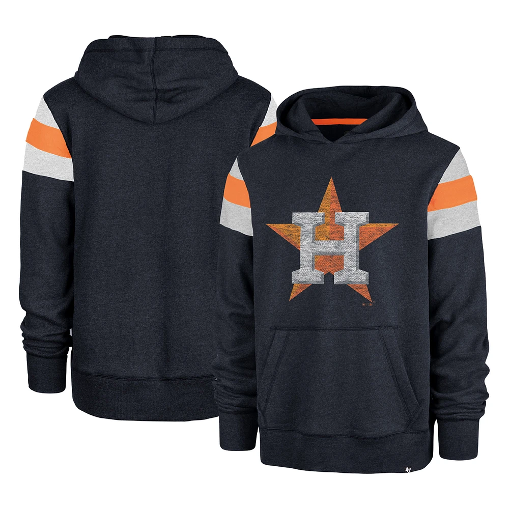 Men's '47 Navy Houston Astros Premier Nico Pullover Hoodie