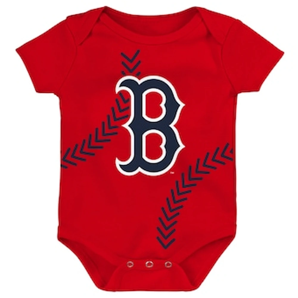 Newborn & Infant Red Boston Sox Running Home Bodysuit