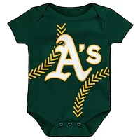 Newborn & Infant Green Athletics Running Home Bodysuit