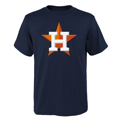 Youth Navy Houston Astros Logo Primary Team T-Shirt