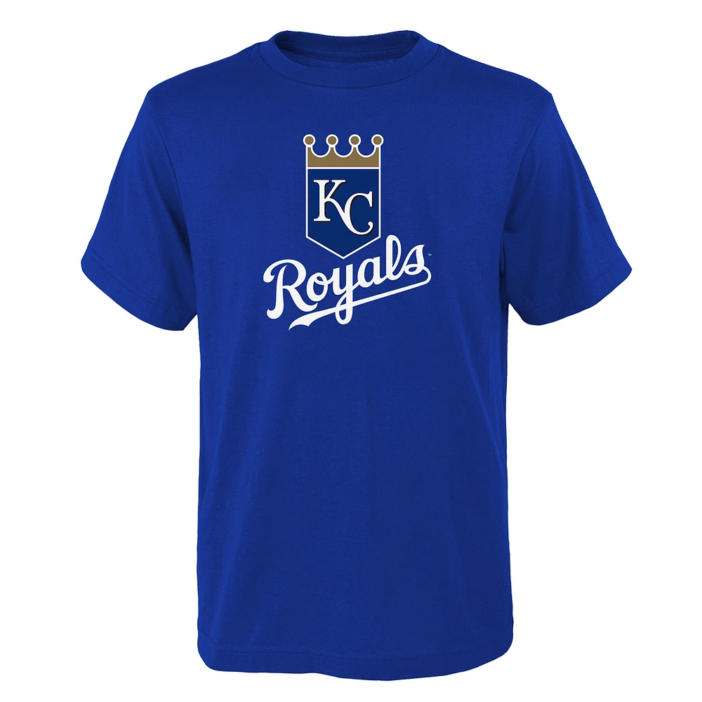 Youth Royal Kansas City Royals Logo Primary Team T-Shirt