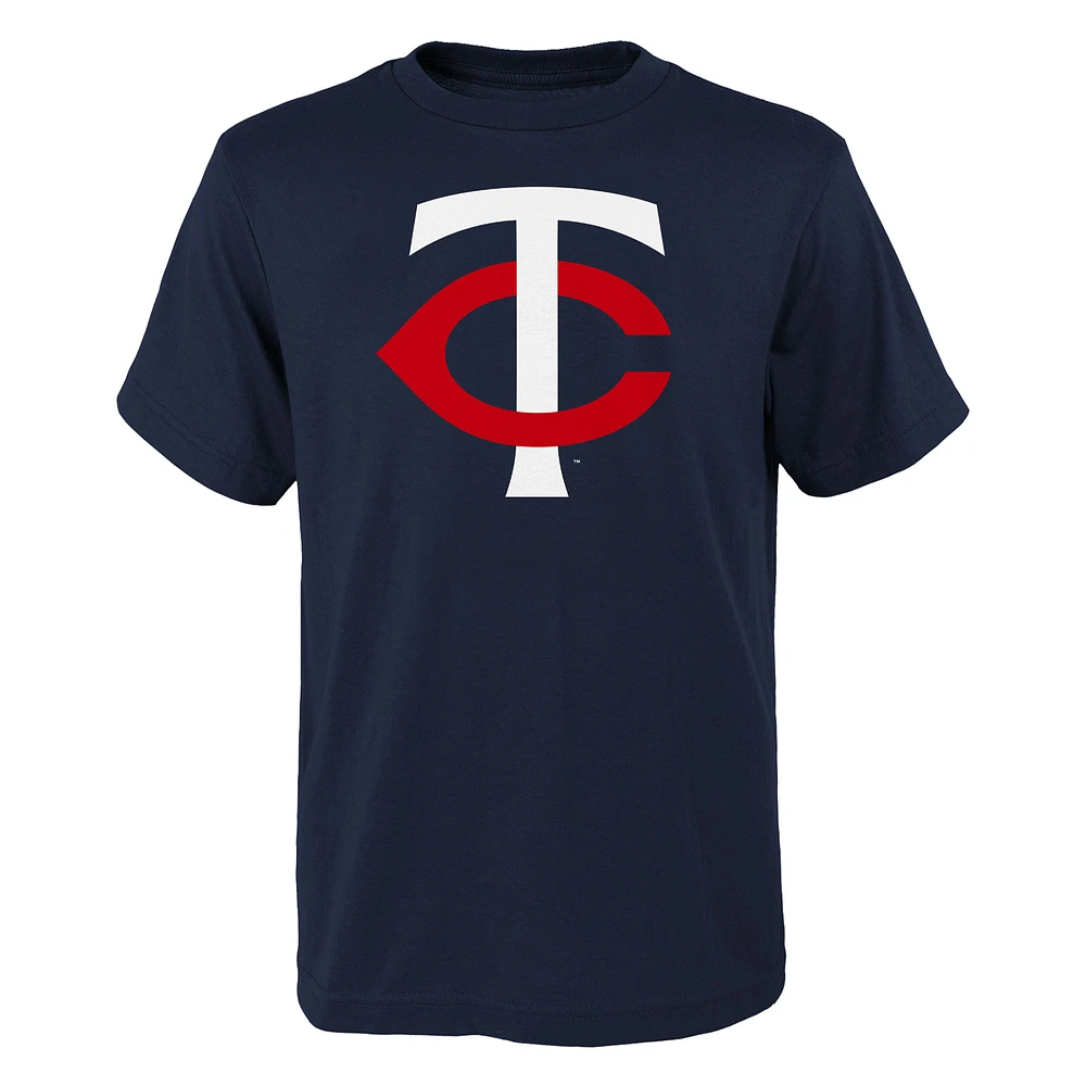 Youth Navy Minnesota Twins Logo Primary Team T-Shirt