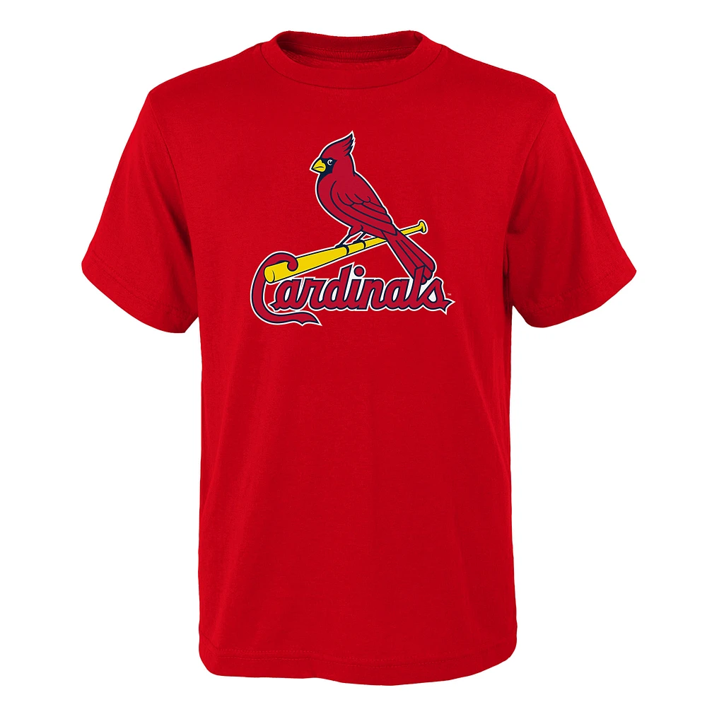 Youth Red St. Louis Cardinals Logo Primary Team T-Shirt