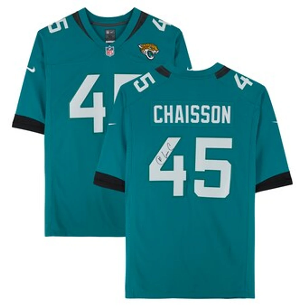 K'Lavon Chaisson Jacksonville Jaguars Autographed #45 Nike Jersey