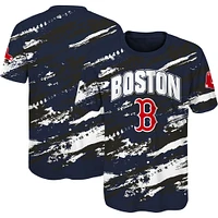 Youth Navy Boston Red Sox Stealing Home T-Shirt