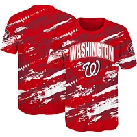 Youth Red Washington Nationals Stealing Home T-Shirt