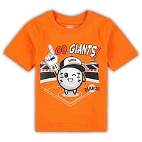 Toddler Orange San Francisco Giants Ball Boy T-Shirt