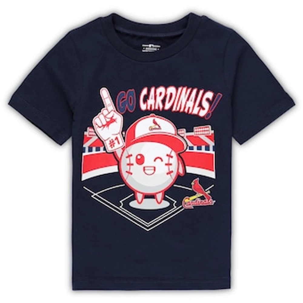 Toddler Navy St. Louis Cardinals Ball Boy T-Shirt