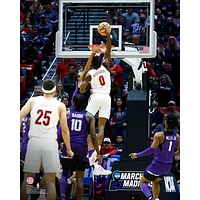 Bennedict Mathurin Arizona Wildcats Unsigned Makes Dunk Shot During the Second Round Game of 2022 NCAA Men's Basketball Tournament Photograph