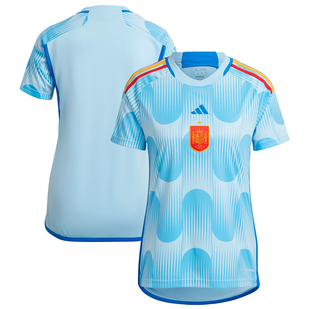 Women's adidas Blue Spain National Team Away Replica Jersey