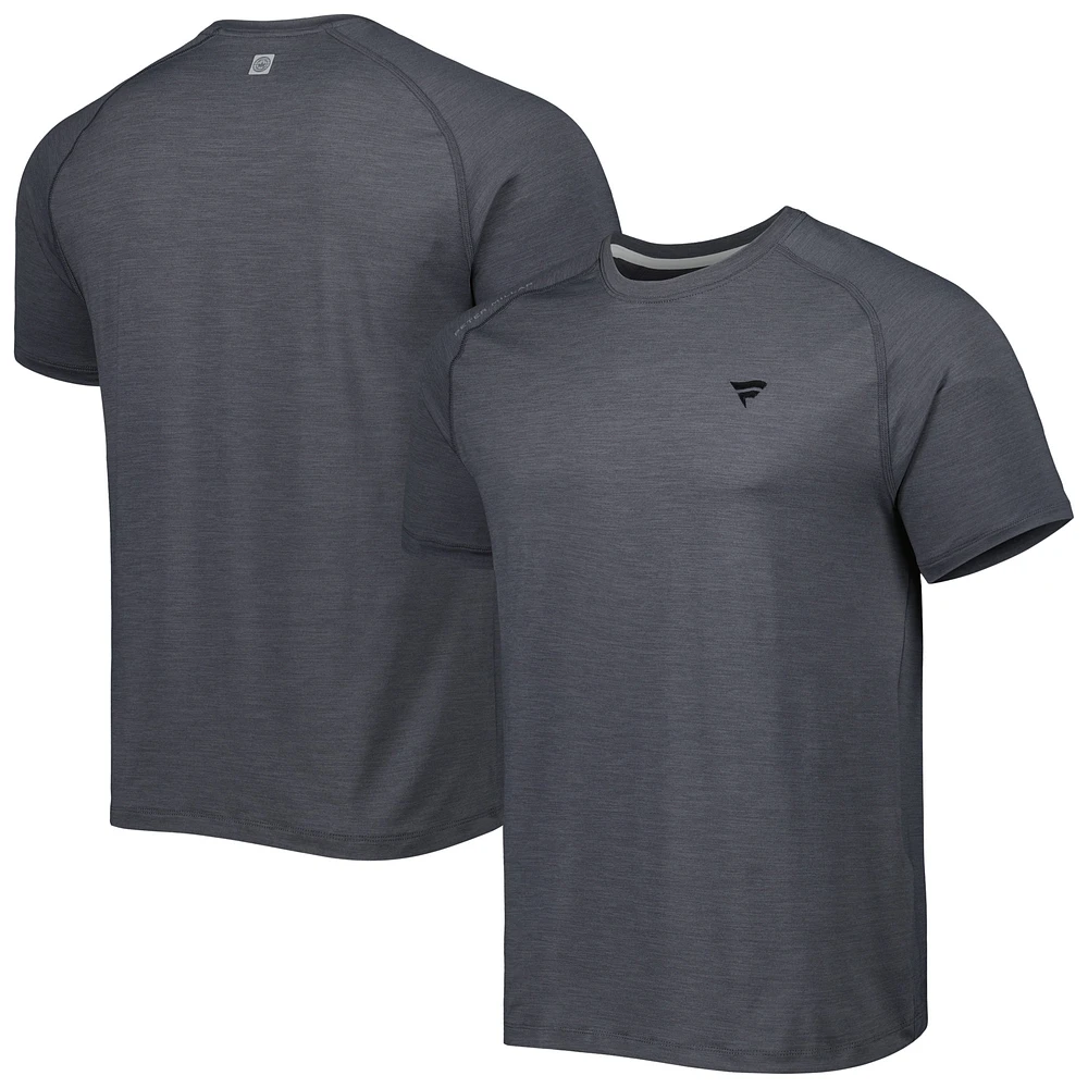 Men's Peter Millar Gray Fanatics Corporate Aurora Raglan T-Shirt