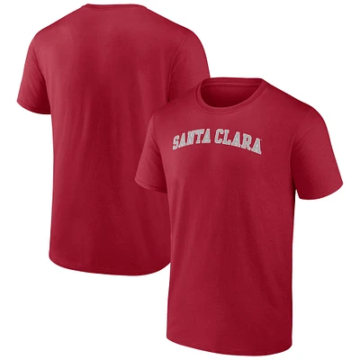 Men's Maroon Santa Clara Broncos Team Name T-Shirt
