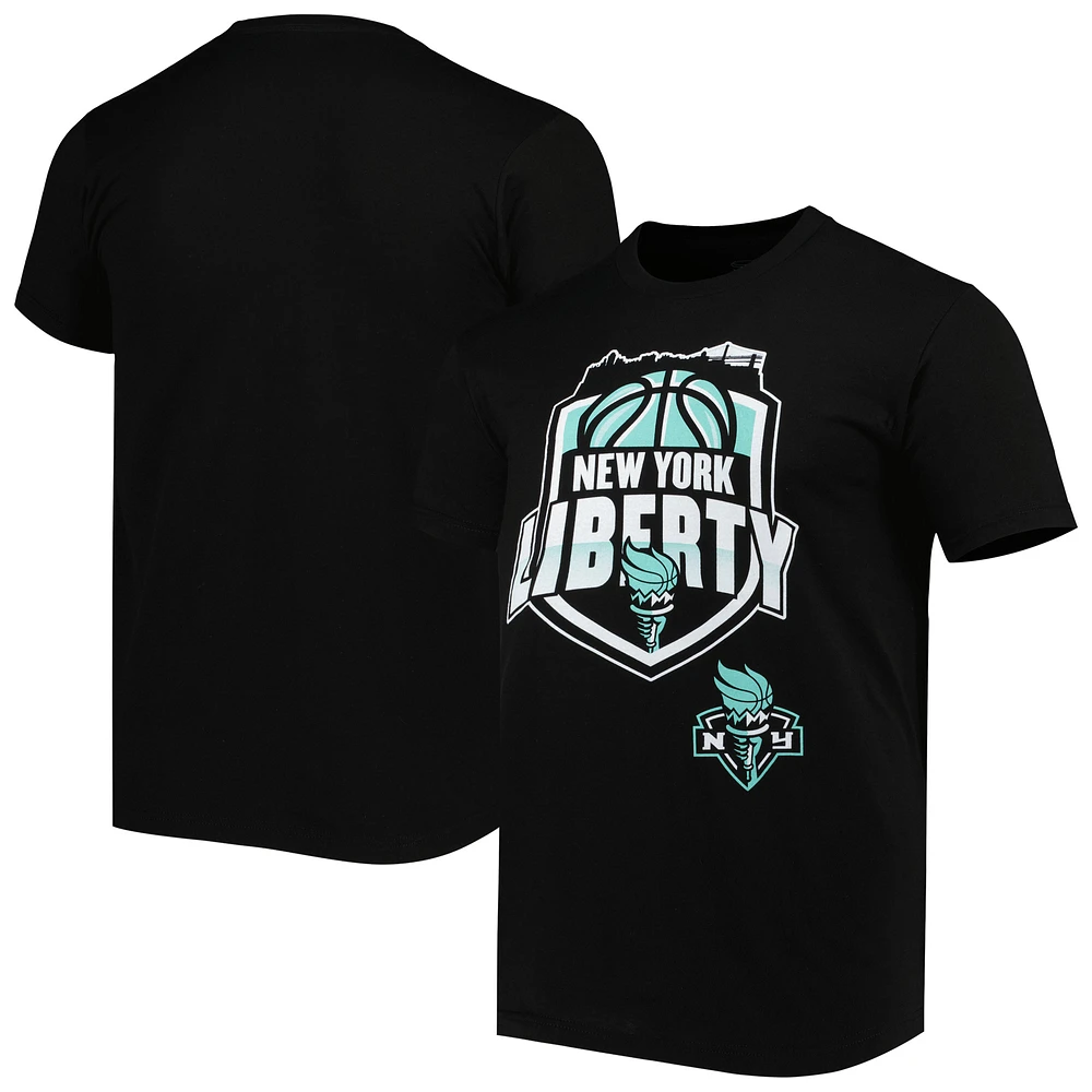 Unisex Stadium Essentials Black New York Liberty Crest T-Shirt