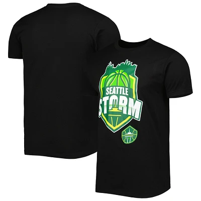 Unisex Stadium Essentials Black Seattle Storm Crest T-Shirt