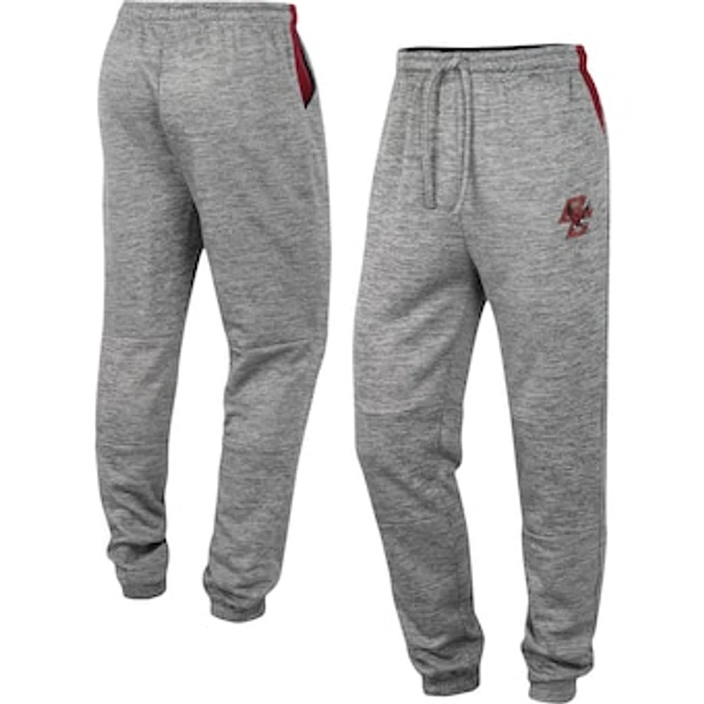 Men's Colosseum Gray Boston College Eagles Worlds to Conquer Sweatpants