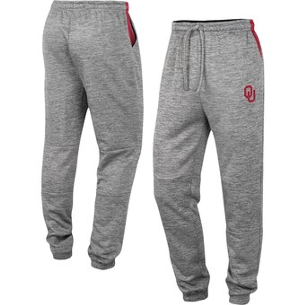 Men's Colosseum Gray Oklahoma Sooners Worlds to Conquer Sweatpants