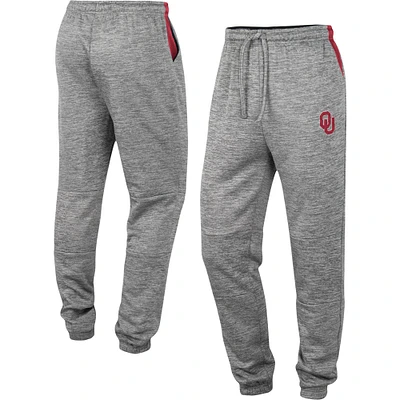 Men's Colosseum Gray Oklahoma Sooners Worlds to Conquer Sweatpants